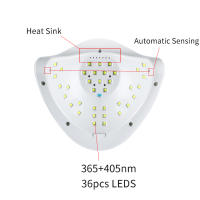 Lámpara UV LED Profesional Sun X5 Plus 36 LEDs para Secado de Esmalte de Uñas Manicura - details 1