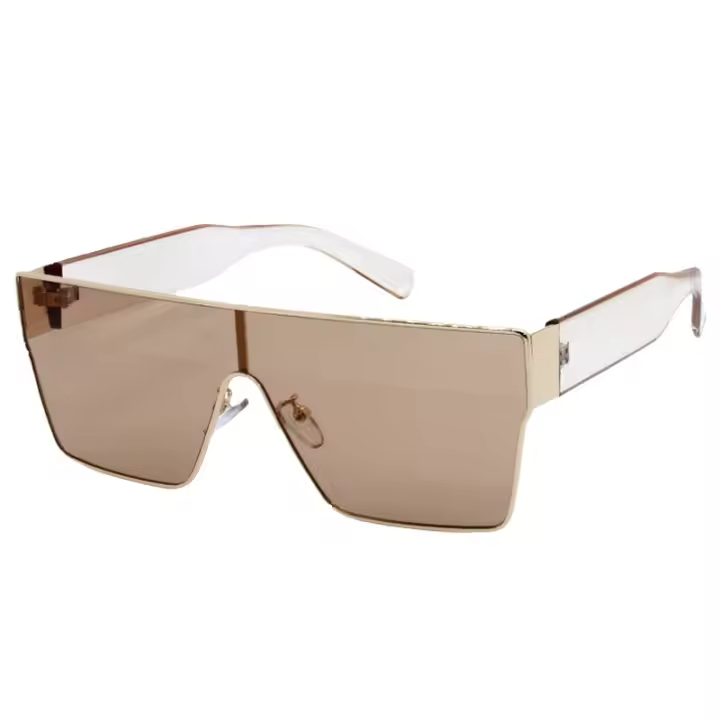 Nuevas gafas de sol cuadradas para mujer y tendencia de moda, gafas de sol unidas, estilo masculino, gafas de sol para sesión de fotos callejera - 1