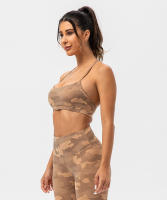 SHINBENE Sujetador Deportivo de Yoga para Mujeres con Estampado Camuflaje Diseño de Espagueti y Tirantes Delgados Fitness Gimnasio XS-XL - details 20