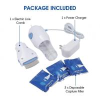 Peine eléctrico antipiojos para mascotas, cepillo asesino para eliminación de pulgas, pequeño, accesorios para perros y gatos - details 5