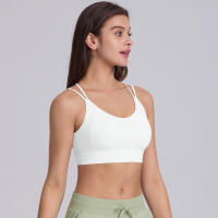 Hamidou-Sujetador de Yoga para mujer, ropa de Pilates de alta intensidad a prueba de golpes, con correas de hombro cruzadas absorbentes de golpes, para gimnasio - details 6