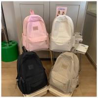 2025 Mochila universitaria ligera, diseño minimalista moderno, correas acolchadas impermeables, adecuada para estudiantes y viajes diarios - details 20