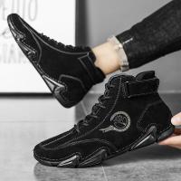 Zapatillas de deporte para hombre, botas cortas de felpa para deportes de senderismo al aire libre, zapatos informales de fondo suave para hombre, zapatos cómodos de marca originales - details 31