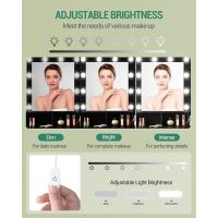 Luces LED 10, Tocador de Maquillaje con 3 Estantes y 4 Compartimentos Abiertos - details 20