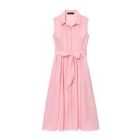 Vestido camisero con cinturón de la serie versátil a la moda para mujer nuevo estilo 4043/072 - details 3