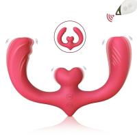 Leten-vibradores consoladores con correa sin tirantes para mujer, juguetes sexuales eróticos para lesbianas con doble cabeza, juguetes sexuales para adultos para parejas - details 3