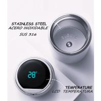 Taza Térmica Inteligente De Acero Inoxidable Con Pantalla LED Táctil De Temperatura hermética, Bebidas Frías Y Calientes - details 13