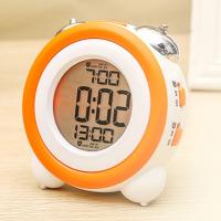 Bonito reloj despertador con luz nocturna, atenuación continua, Led, Digital, Control de programa inteligente para niños y niñas - details 14