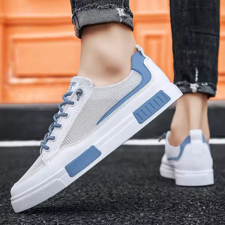 Zapatos de Malla Transpirable para Hombres en Verano 2024 Superficie Hueca Delgada de Deportes y Ocio - 1