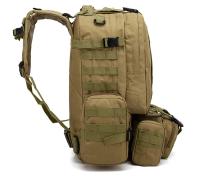 Mochila táctica 4 en 1 para hombre, bolsa de 55L para deportes al aire libre, Camping, senderismo, viajes, escalada - details 10