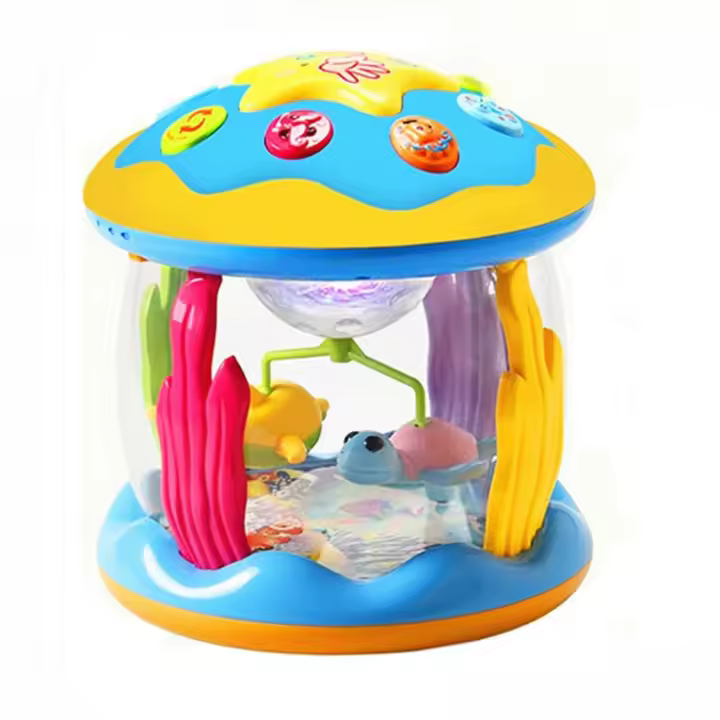 Juguetes Musicales para Bebés Excitat Juguetes de Aprendizaje con Luz y Música para Niños de 6 a 18 Meses Diversión Marina para Todeños - 1