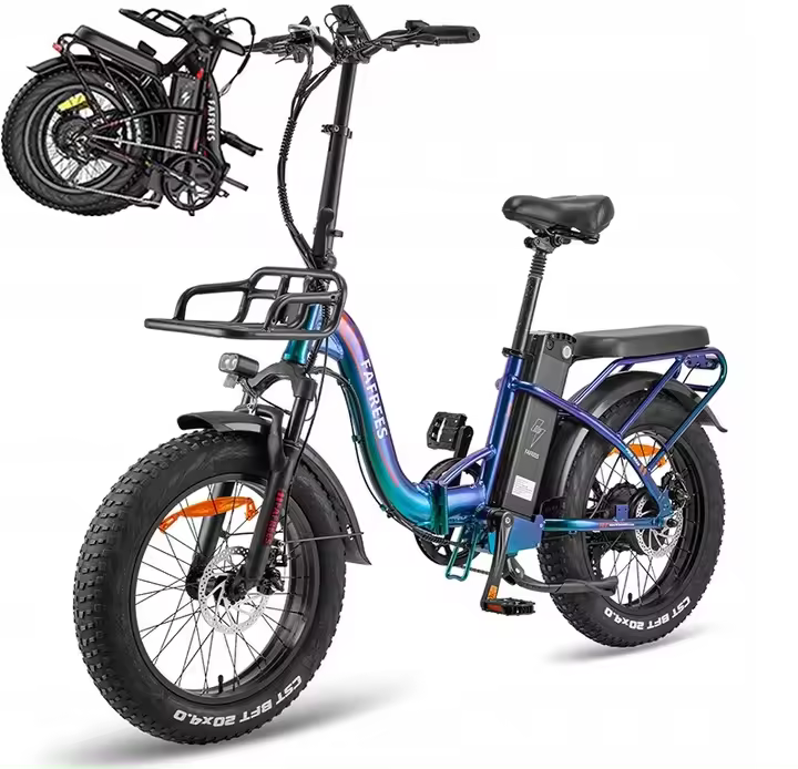 FAFREES f20 max bicicleta eléctrica 160km 22.5AH 20" verde - 1