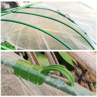 Abrazaderas de tubo para invernadero, Clips de sujeción a presión para estacas de plantas, hebilla de película, abrazadera de plástico para jardín, 8/11/16/20mm, 10 piezas - details 3