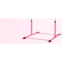 Safly Fun Barra de gimnasia para niños de 3 a 15 años para el hogar: construcción de acero estable, antideslizante, fácil de montar, ajustable de 3 a 5 pies - details 3