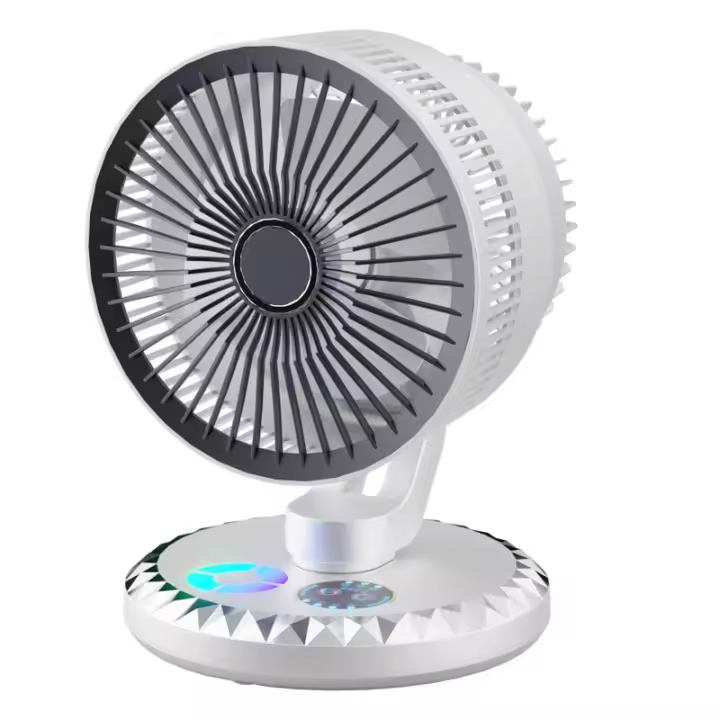 Ventilador USB Silencioso Portátil Potente Ventilador de Mesa con 3 Velocidades, Ajustable 90°, Mini Ventilador para Hogar, Oficina, Camping - 1