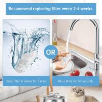 Reemplazo de filtro de fuente de agua para gatos, paquete de 3 + 3 filtros de repuesto para fuente de mascotas de acero inoxidable de 135oz y 108oz - details 1