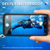 Funda de teléfono impermeable Air Box para iPhone, 15 Pro Max, 14 Plus, 13, 12, subacuática, a prueba de polvo, natación, buceo profesional - details 3