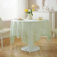 Romántico Ence estilo francés mesa de boda blanca, manteles de mesa de comedor, decoraciones de cocina - details 2