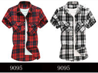 Camisas informales a cuadros para hombre, camisas clásicas de manga corta, camisas de vestir a la moda, 7XL, novedad de verano - details 5