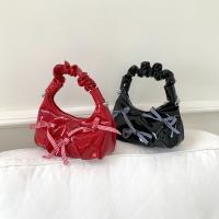 Bolsos de moda coreanos con lazo, bolsos de hombro plisados ​​de cuero Pu con nube, bolsos pequeños y dulces para mujer - details 5
