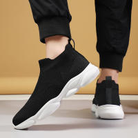 Zapatillas de deporte informales sin cordones para hombre, zapatos transpirables para caminar, ligeros, talla grande, color negro - details 21