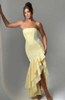 Vestido de Tanga de Moda Verano 2024 para Mujeres Cinturón de Mochila Liso, Espalda Abrejada, Ajuste Delgado - details 9