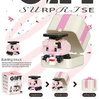 Caja de regalo de la serie de mascotas para niños y adultos, bloques de construcción, juguetes ensamblados DIY, juguetes de animales, regalos de cumpleaños y Navidad para Decoración - details 13