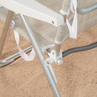 Sillas reclinables para playa, jardín, terraza o camping, medidas 48x60x90cm, altura 28cm, ligeras, 5 posiciones, incluye asa de transporte - details 19