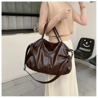 Bolso De Hombro Negro Grande Para Mujer, Bolso De Compras Grande, Bolso Cruzado De Cuero Suave De Alta Calidad Y Color Sólido, Bolso De Viaje Para Mujer - details 9