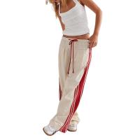 Pantalones Casuales de Aire Acondicionado para Mujer Raya Lateral Perfecto para Primavera-Verano-Otoño Estilo Europeo - details 2