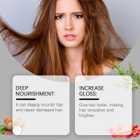 El aceite de ricino repone y nutre el cabello para una fragancia duradera. Mascarilla para el cuidado del cabello - details 5