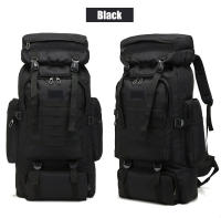 Mochila de senderismo de 80L/45L/30L, bolsa impermeable para exteriores, estilo táctico militar, paquete multifuncional para acampar y montañismo - details 18