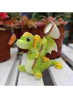 Mini Jardín de Hadas Figura de Dragón de Resina Adorno de Animales de Estimulación 2pcs - details 3