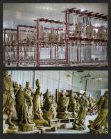 Xia Huai Zhiwen, de la riqueza, estatua de Buda, muebles para el hogar, tienda de regalos, apertura de empresa, decoración de ocho direcciones, Dios de la resina - details 16