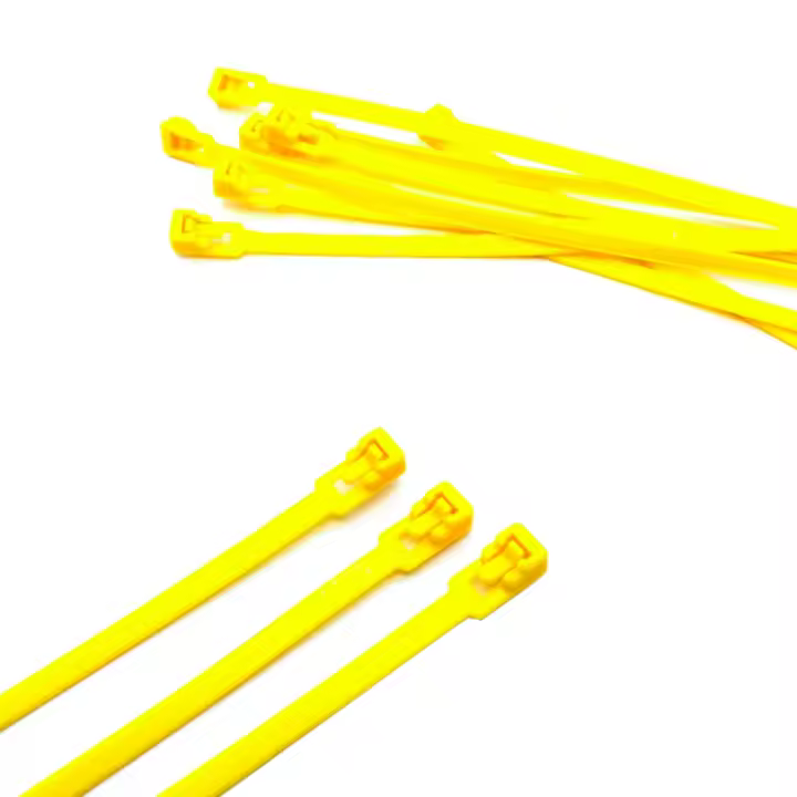 Tirantes de Cable Rebelables de 200mm Paquete de 100Pcs de Plástico Colorido - 1