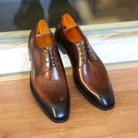 Zapatos formales Oxford de estilo Oxford para hombre, vestido de cuero Pu, moda de lujo, boda, novio, superventas, alta calidad - details 1