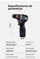 Taladro eléctrico para casa juego de destornilladores electricista - details 2