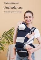 Portabebés Estibable Portabebés Bandolera Portabebés Horizontal Delantero y Trasero Portabebés Ergonómico de Algodón Ligero y Transpirable Para Todas las Estaciones 9 en 1 Portabebés Multifuncional con Riñonera - details 0