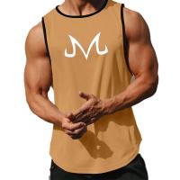 Chaleco de gimnasio a la moda de verano para hombre, camiseta deportiva sin mangas para Fitness y culturismo, camiseta sin mangas para correr de malla de secado rápido de Anime - details 11