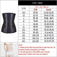 Entrenador de cintura de látex negro deshuesado Premium Miss 25, corsé adelgazante, moldeador de cuerpo, cinturón de sudor ajustable Original, Sli - details 0