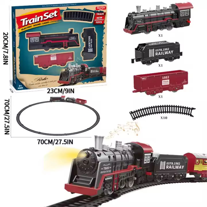 Juego de Simulación de Tren Eléctrico de Alta Velocidad Modelo Retro de Tren de Carretera - 1