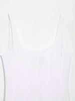 Elegante Vestido Midi Blanco sin Mangas Verano 2025 Moda Pura y Estilizada con Lazos - details 12