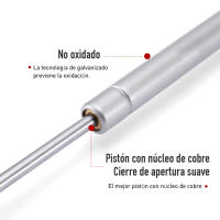 KAK-2 piezas bisagras de armario de cocina , resorte de Gas de cierre suave 100N, soporte de elevación de puerta de armario, tapa de caja de juguetes, soportes de puntales de Gas, Hardware - details 7