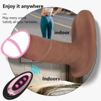 Leten Teléscopico Eléctrico Vibrador con Calor Silicona Realista Juguete Intimo para Mujeres - details 6