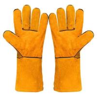 Soft Welding Gloves Anti-scalding Heat Resistant Gardening Safety Gloves Durable Protective Leather Working Gloves Farms - details 18