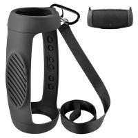 Funda de silicona para Altavoz Bluetooth Charge 5, protección de viaje con correa para el hombro y mosquetón - details 1