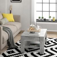 Mesa de centro, mesa central, mesa de sofá, madera ecológica, diseño moderno, estilo nórdico, medidas: 92,2 x 65 cm - details 25