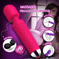 Vibrador AV Potente de 20 Velocidades Estimulador Mágico de Vara para Masturbación Femenina - details 0