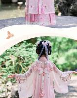 Hanfu de la dinastía Ming para niñas, traje antiguo chino súper inmortal para niños, vestido fino de estilo Tang, novedad de 2025 - details 4