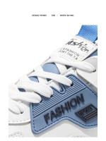 Novedad de verano para hombre, zapatos planos informales deportivos de suela gruesa, transpirables, blancos y versátiles, zapatos de moda - details 4